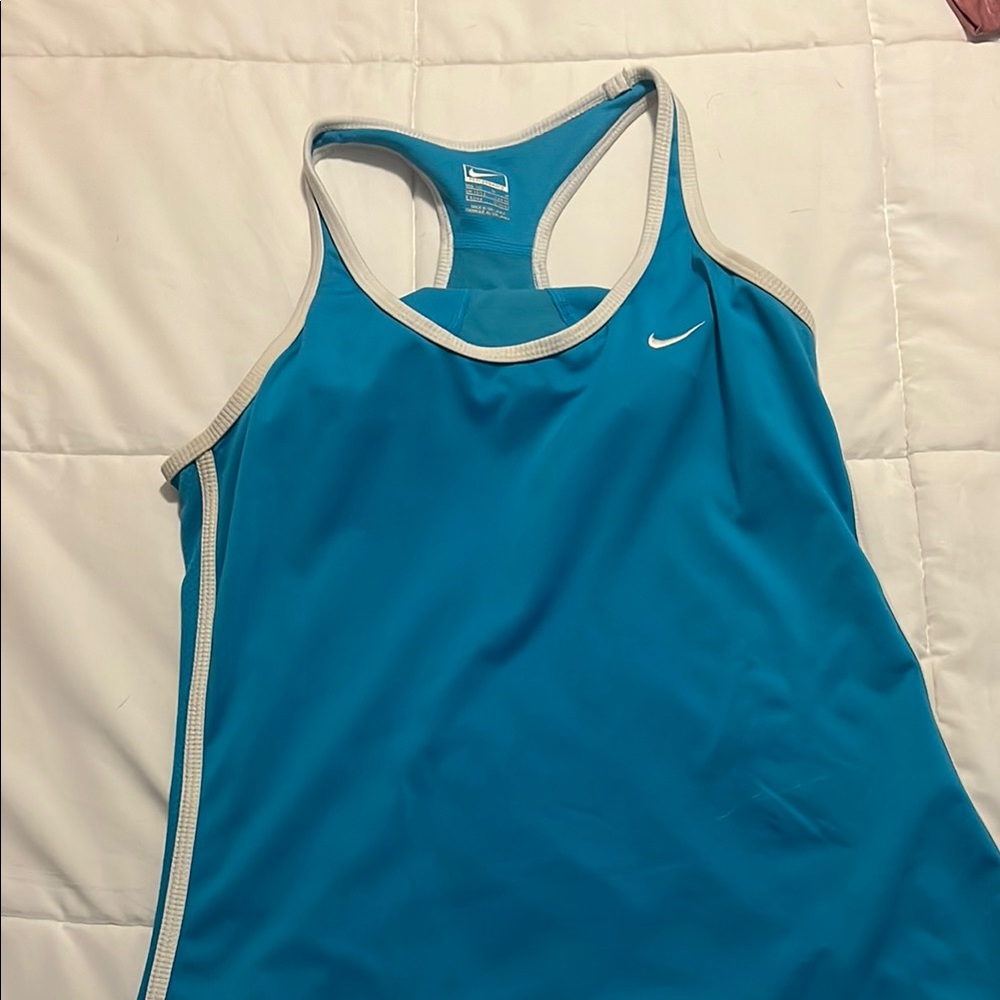 Nike Blue Racerback Tank Top